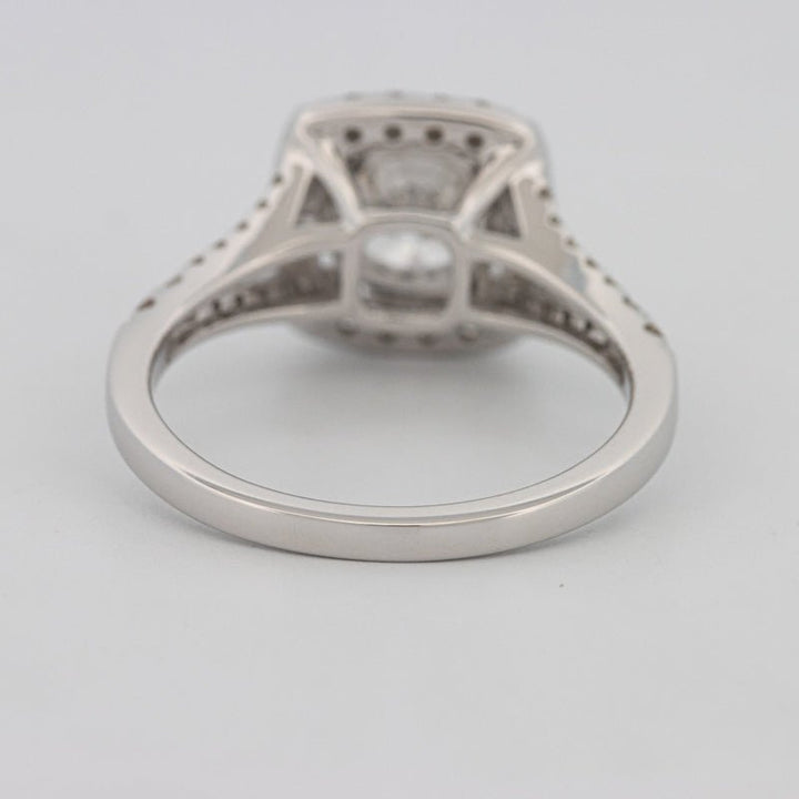 1.20 CT Round Cut Halo Pavé Solitaire (LG) - ZIZOV DIAMONDS