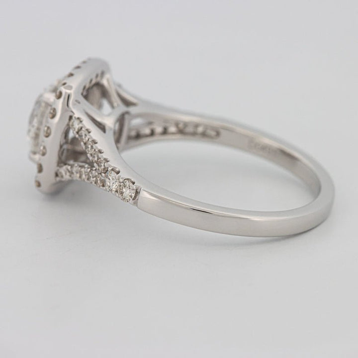 1.20 CT Round Cut Halo Pavé Solitaire (LG) - ZIZOV DIAMONDS