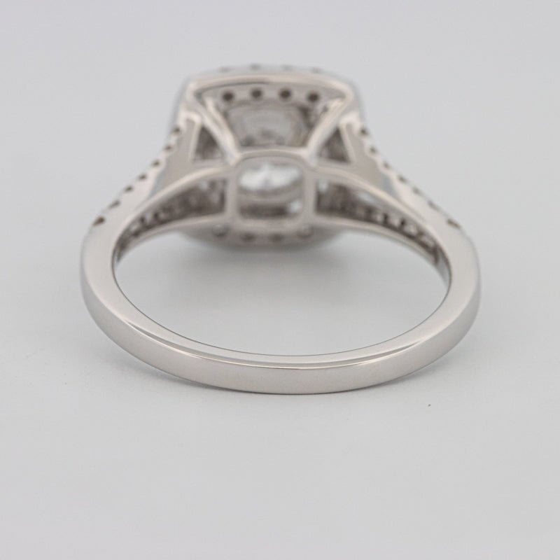 1.20 CT Round Cut Halo Pavé Solitaire (LG) - ZIZOV DIAMONDS