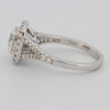 1.20 CT Round Cut Halo Pavé Solitaire (LG) - ZIZOV DIAMONDS