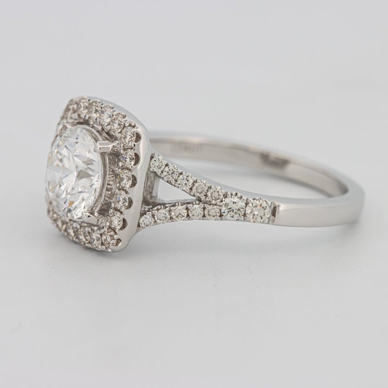 1.20 CT Round Cut Halo Pavé Solitaire (LG) - ZIZOV DIAMONDS