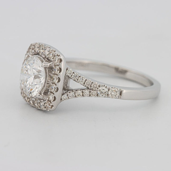 1.20 CT Round Cut Halo Pavé Solitaire (LG) - ZIZOV DIAMONDS
