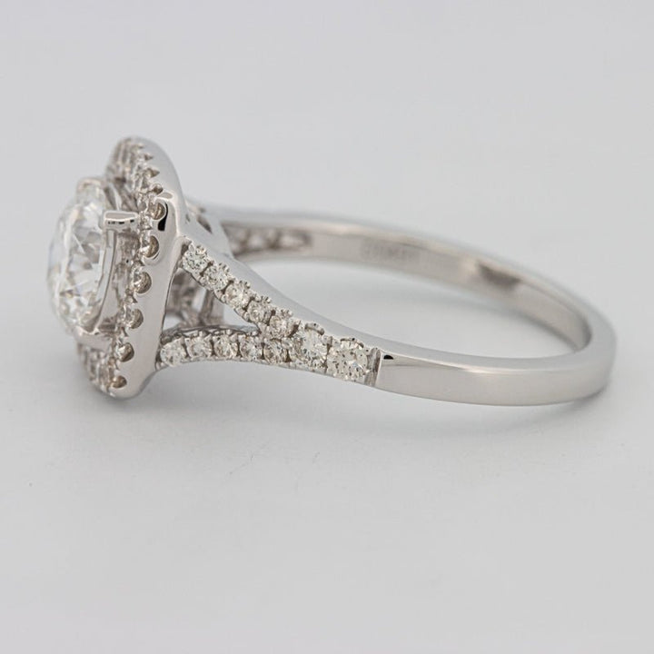 1.20 CT Round Cut Halo Pavé Solitaire (LG) - ZIZOV DIAMONDS