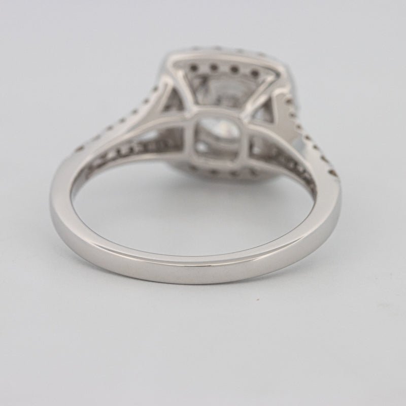 1.20 CT Round Cut Halo Pavé Solitaire (LG) - ZIZOV DIAMONDS