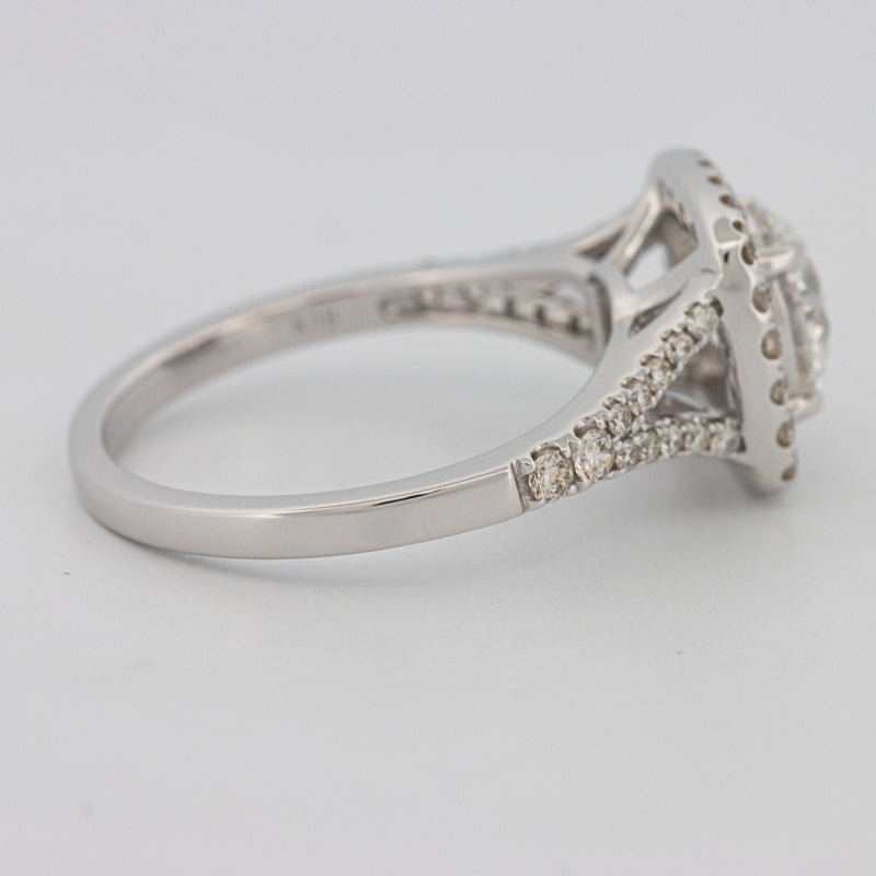1.20 CT Round Cut Halo Pavé Solitaire (LG) - ZIZOV DIAMONDS