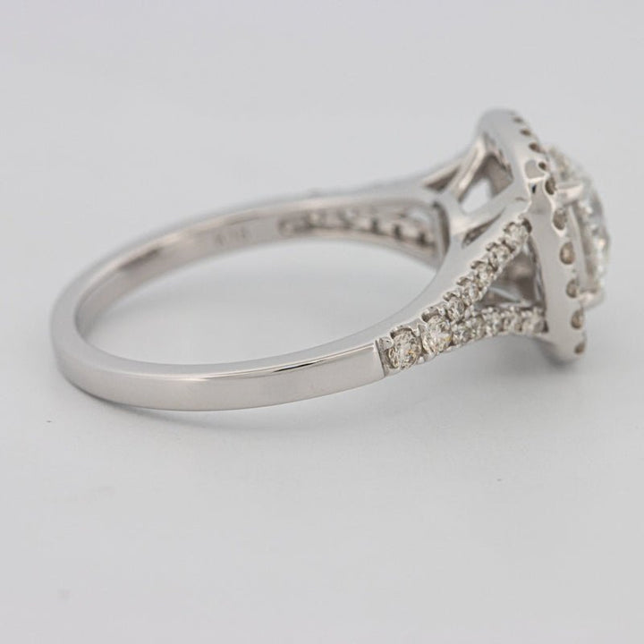 1.20 CT Round Cut Halo Pavé Solitaire (LG) - ZIZOV DIAMONDS
