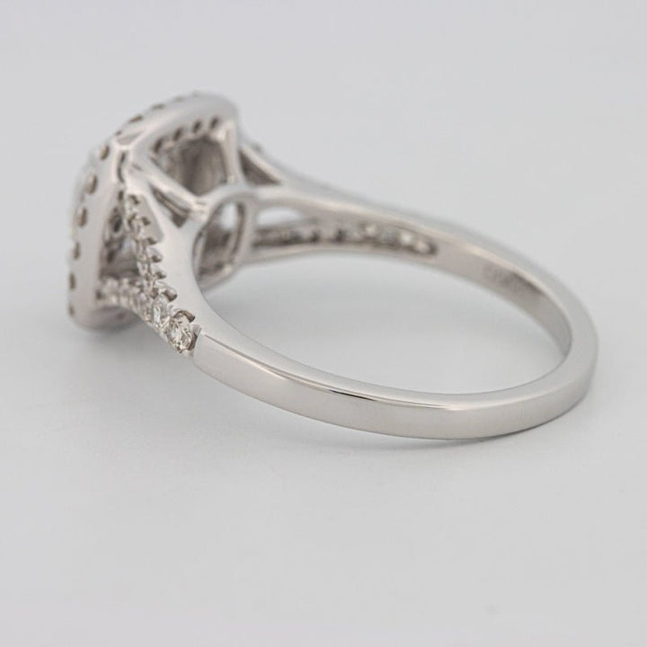 1.20 CT Round Cut Halo Pavé Solitaire (LG) - ZIZOV DIAMONDS