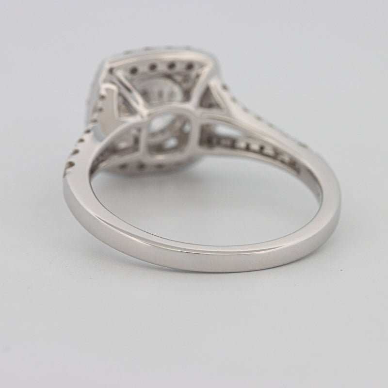 1.20 CT Round Cut Halo Pavé Solitaire (LG) - ZIZOV DIAMONDS