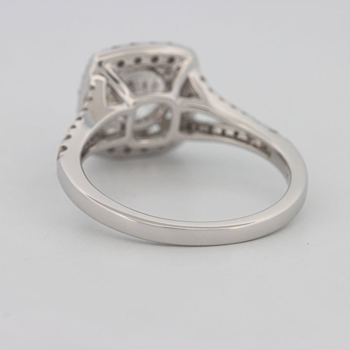 1.20 CT Round Cut Halo Pavé Solitaire (LG) - ZIZOV DIAMONDS