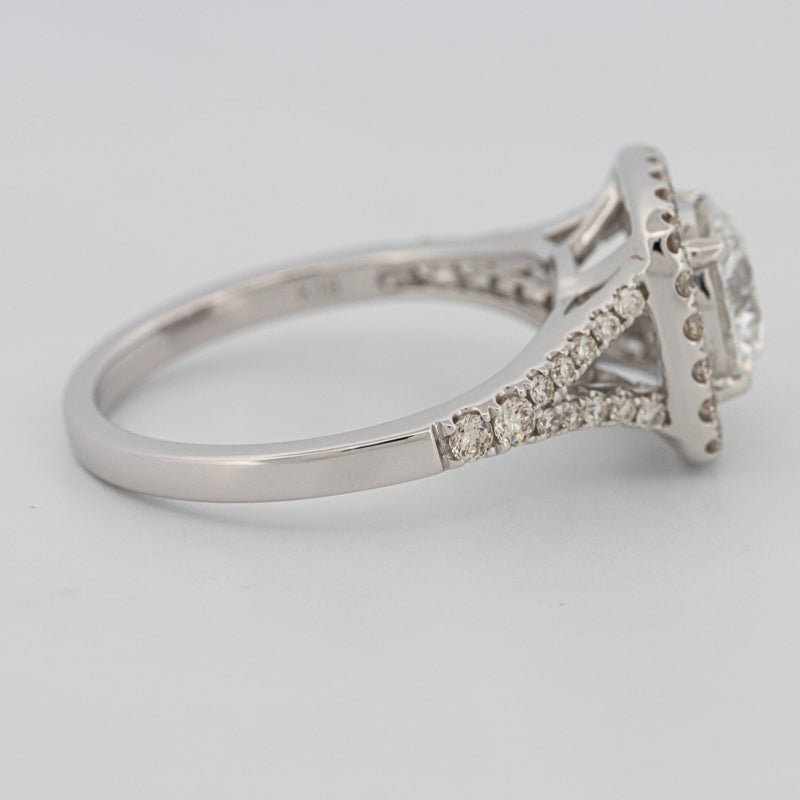 1.20 CT Round Cut Halo Pavé Solitaire (LG) - ZIZOV DIAMONDS