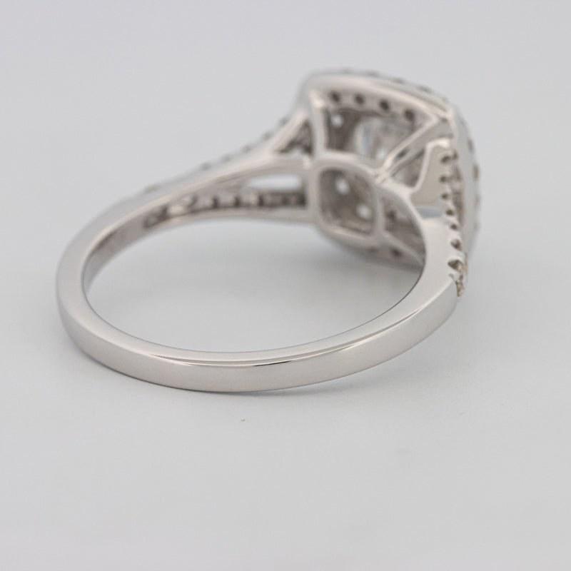 1.20 CT Round Cut Halo Pavé Solitaire (LG) - ZIZOV DIAMONDS