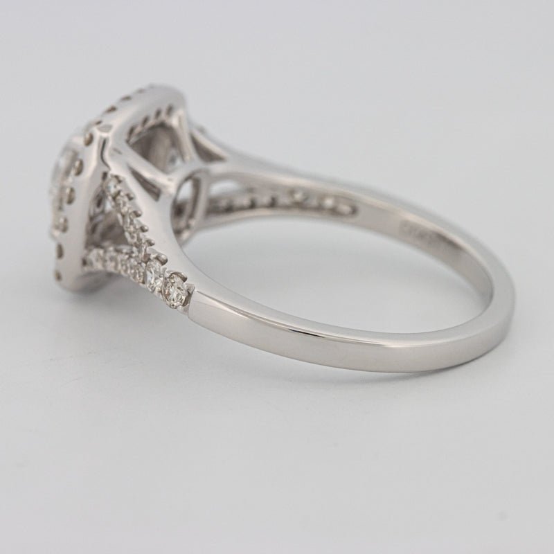 1.20 CT Round Cut Halo Pavé Solitaire (LG) - ZIZOV DIAMONDS