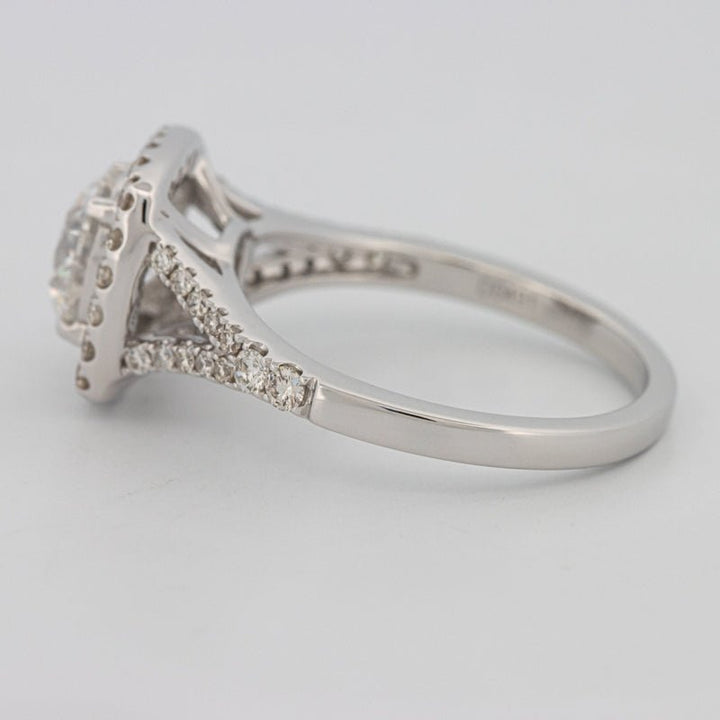 1.20 CT Round Cut Halo Pavé Solitaire (LG) - ZIZOV DIAMONDS
