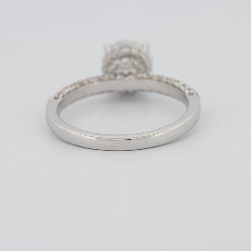 1.27 CT Under - Halo Round Pave Solitaire - ZIZOV DIAMONDS