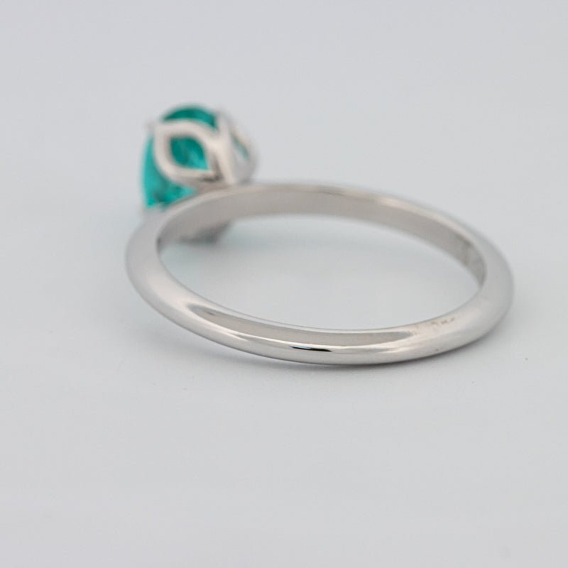 1.30 CT Oval Cut Paraiba Ring - ZIZOV DIAMONDS