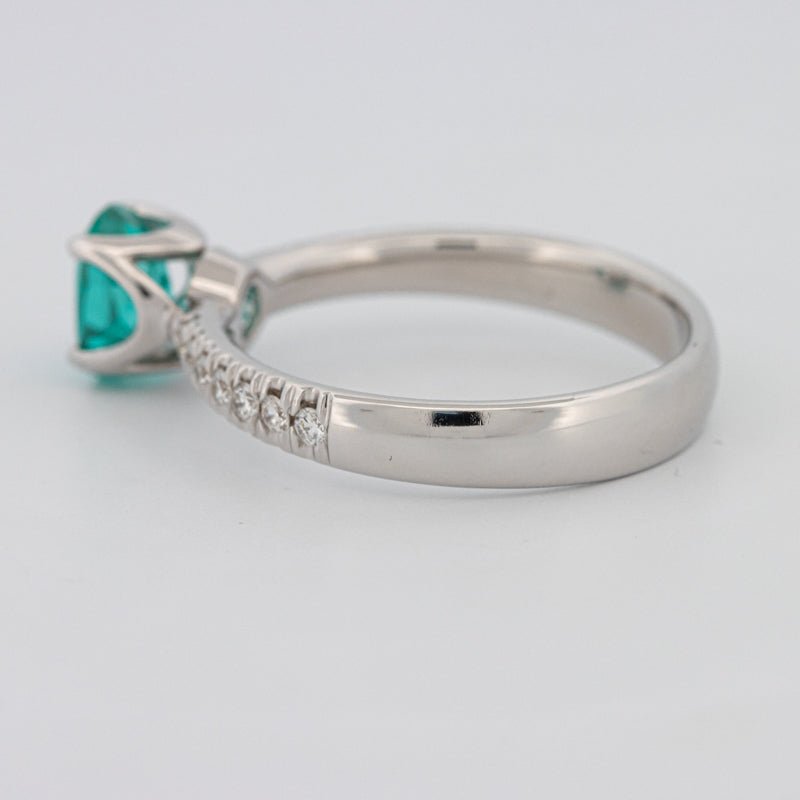 1.30 CT Oval Cut Paraiba Ring - ZIZOV DIAMONDS