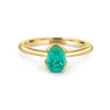 1.30 CT Oval Cut Paraiba Ring - ZIZOV DIAMONDS