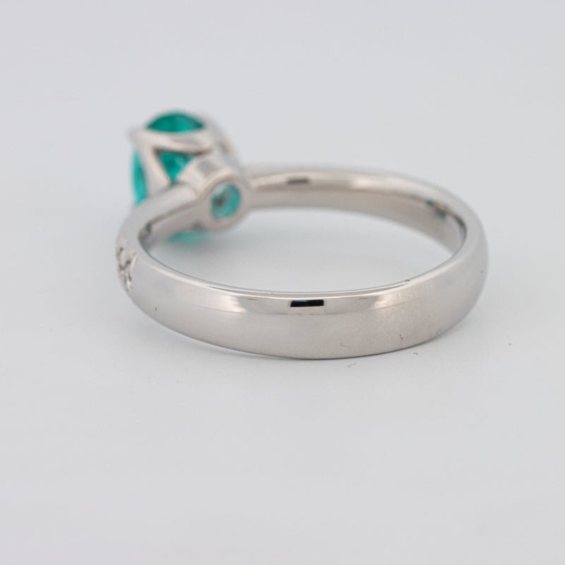 1.30 CT Oval Cut Paraiba Ring - ZIZOV DIAMONDS