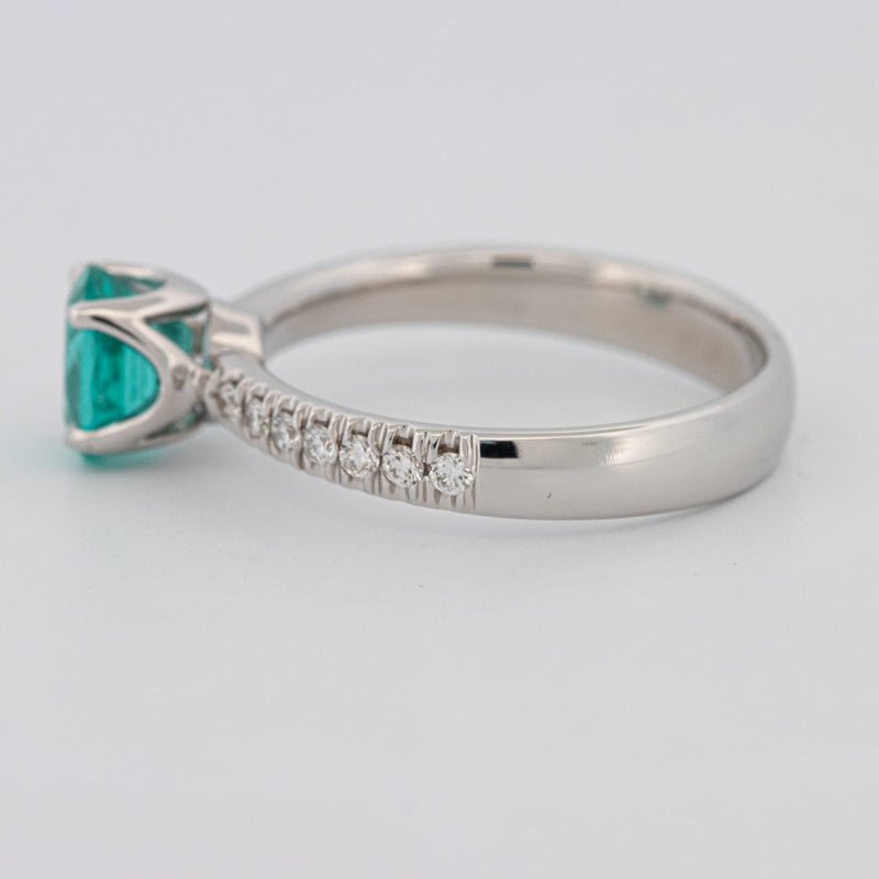 1.30 CT Oval Cut Paraiba Ring - ZIZOV DIAMONDS