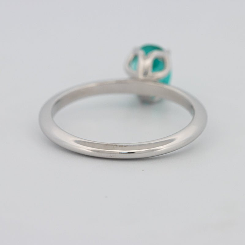 1.30 CT Oval Cut Paraiba Ring - ZIZOV DIAMONDS