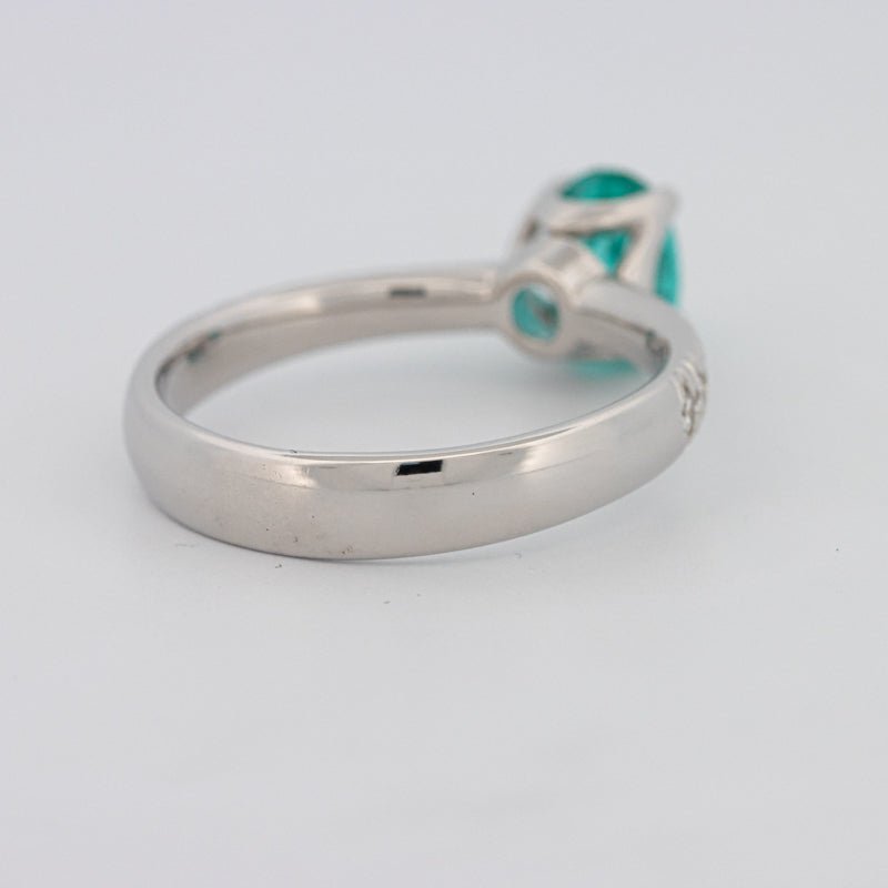 1.30 CT Oval Cut Paraiba Ring - ZIZOV DIAMONDS