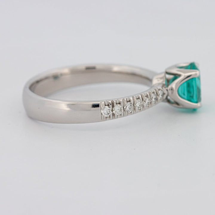 1.30 CT Oval Cut Paraiba Ring - ZIZOV DIAMONDS