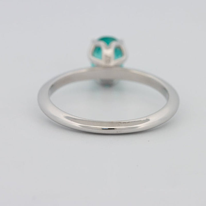 1.30 CT Oval Cut Paraiba Ring - ZIZOV DIAMONDS