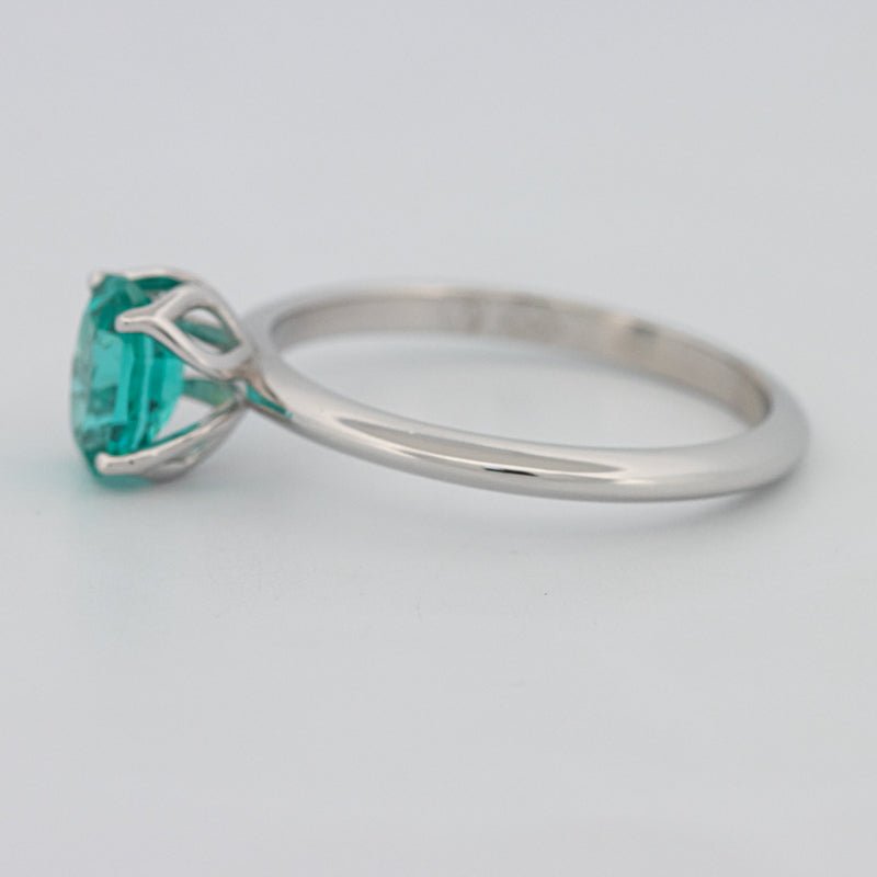 1.30 CT Oval Cut Paraiba Ring - ZIZOV DIAMONDS