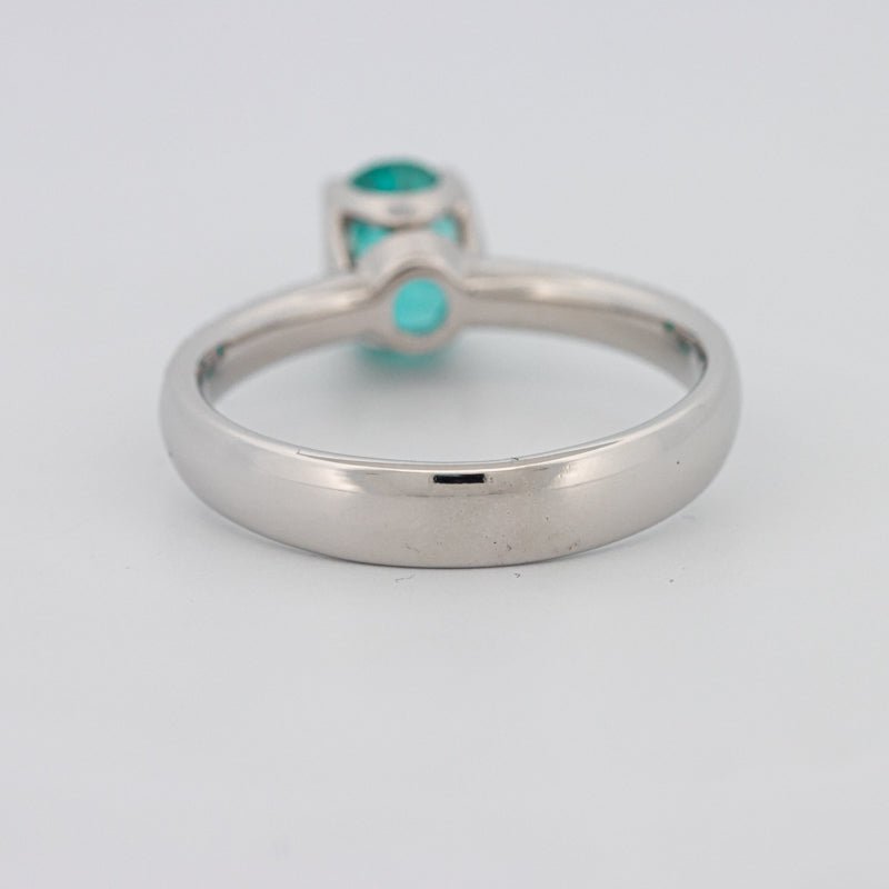 1.30 CT Oval Cut Paraiba Ring - ZIZOV DIAMONDS