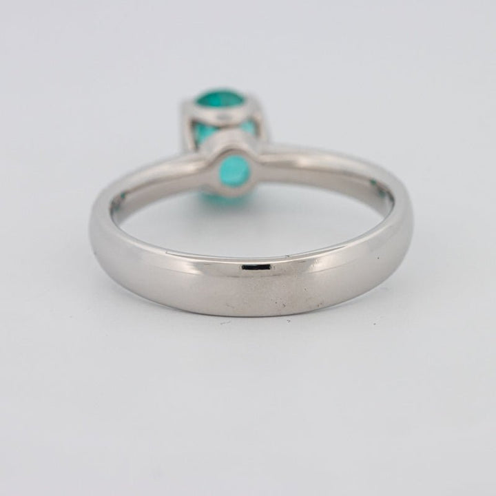 1.30 CT Oval Cut Paraiba Ring - ZIZOV DIAMONDS