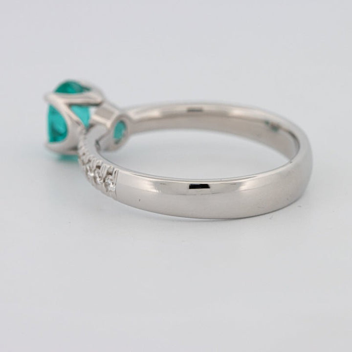 1.30 CT Oval Cut Paraiba Ring - ZIZOV DIAMONDS