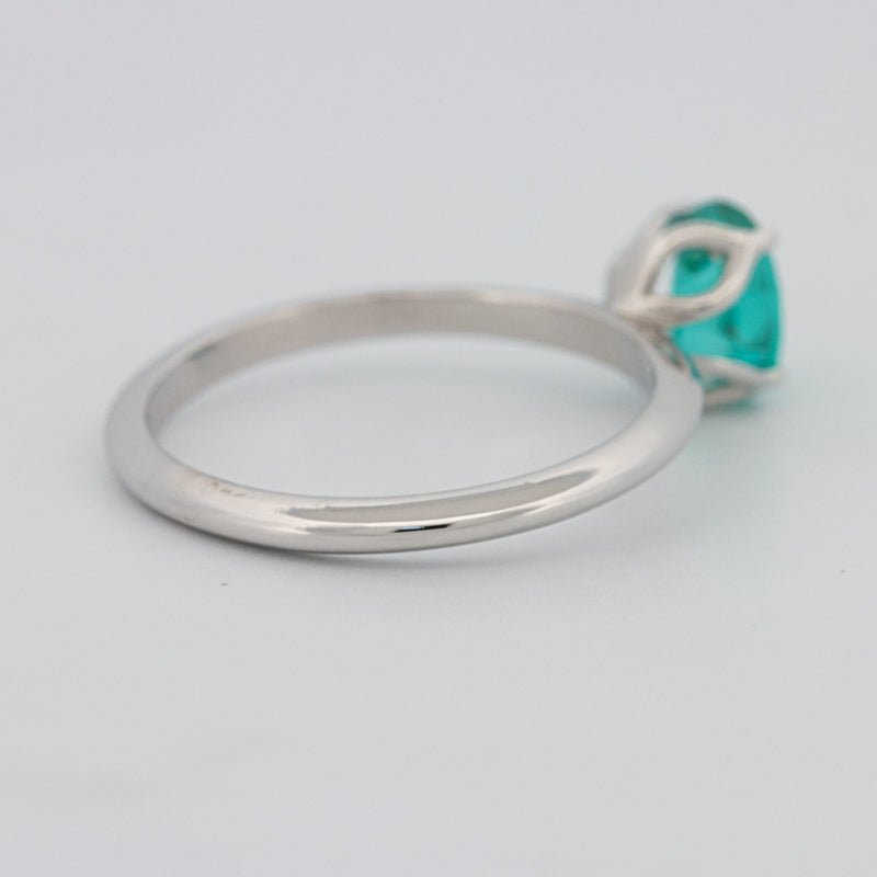 1.30 CT Oval Cut Paraiba Ring - ZIZOV DIAMONDS