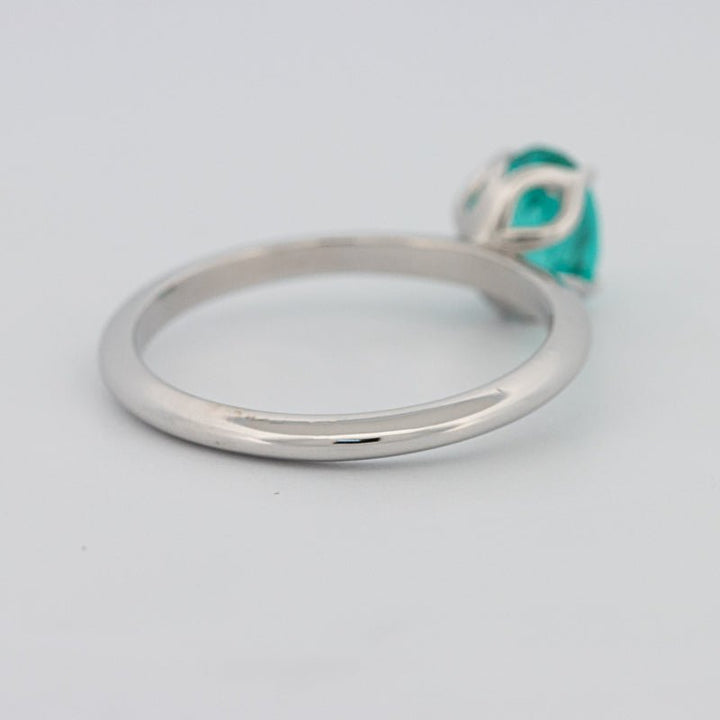 1.30 CT Oval Cut Paraiba Ring - ZIZOV DIAMONDS