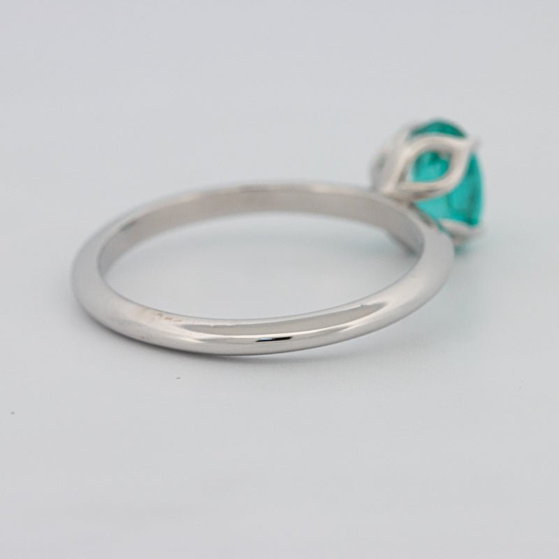 1.30 CT Oval Cut Paraiba Ring - ZIZOV DIAMONDS