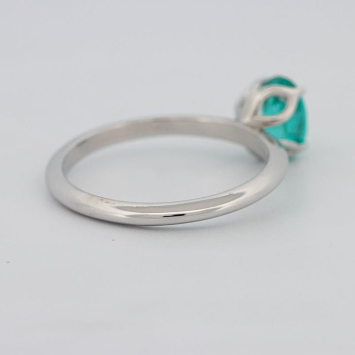 1.30 CT Oval Cut Paraiba Ring - ZIZOV DIAMONDS