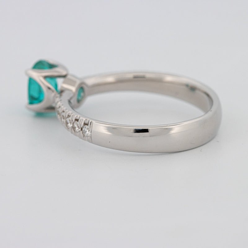 1.30 CT Oval Cut Paraiba Ring - ZIZOV DIAMONDS