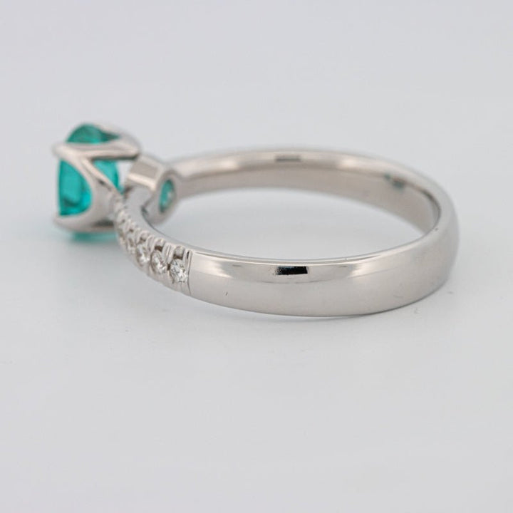 1.30 CT Oval Cut Paraiba Ring - ZIZOV DIAMONDS