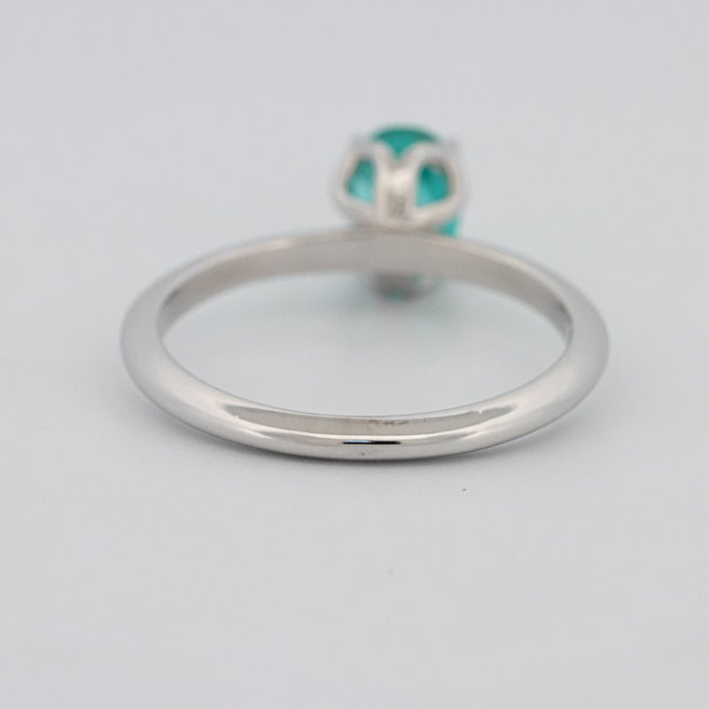 1.30 CT Oval Cut Paraiba Ring - ZIZOV DIAMONDS