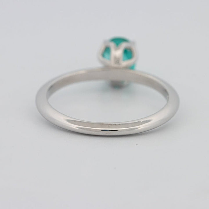 1.30 CT Oval Cut Paraiba Ring - ZIZOV DIAMONDS