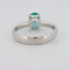 1.30 CT Oval Cut Paraiba Ring - ZIZOV DIAMONDS