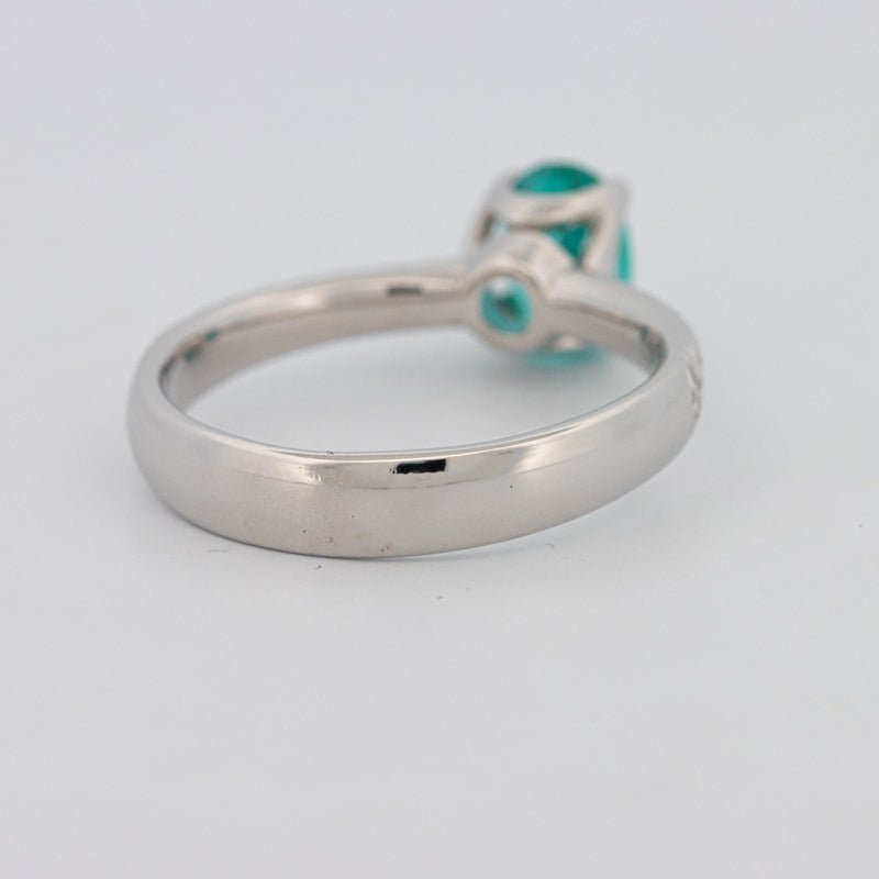 1.30 CT Oval Cut Paraiba Ring - ZIZOV DIAMONDS