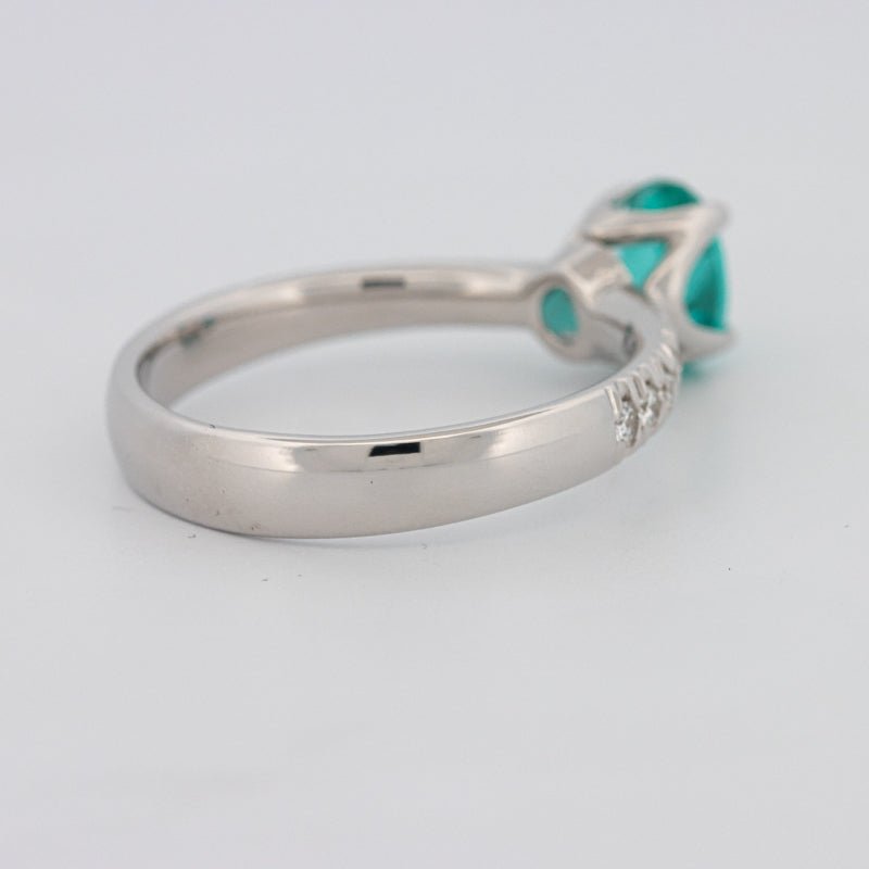 1.30 CT Oval Cut Paraiba Ring - ZIZOV DIAMONDS