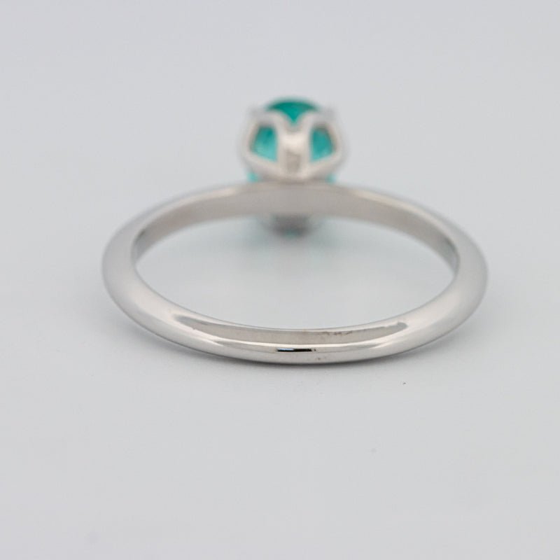 1.30 CT Oval Cut Paraiba Ring - ZIZOV DIAMONDS