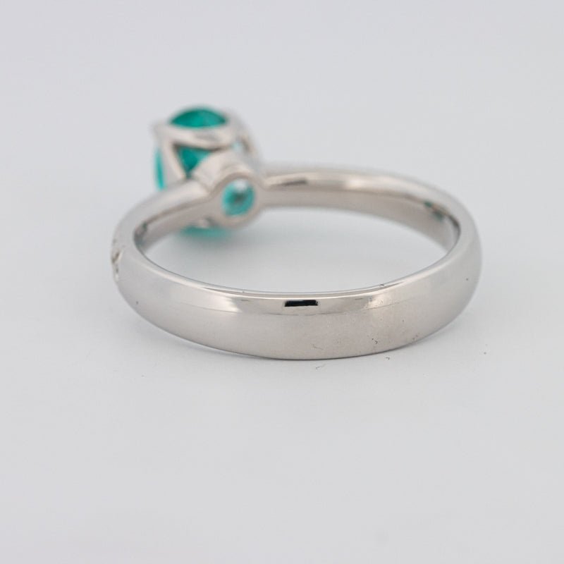 1.30 CT Oval Cut Paraiba Ring - ZIZOV DIAMONDS