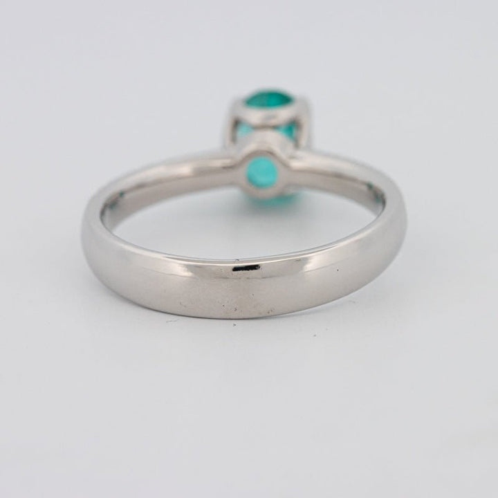 1.30 CT Oval Cut Paraiba Ring - ZIZOV DIAMONDS