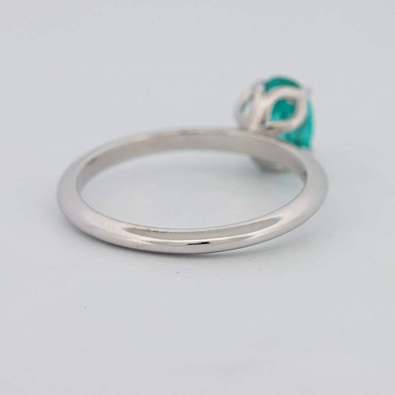 1.30 CT Oval Cut Paraiba Ring - ZIZOV DIAMONDS