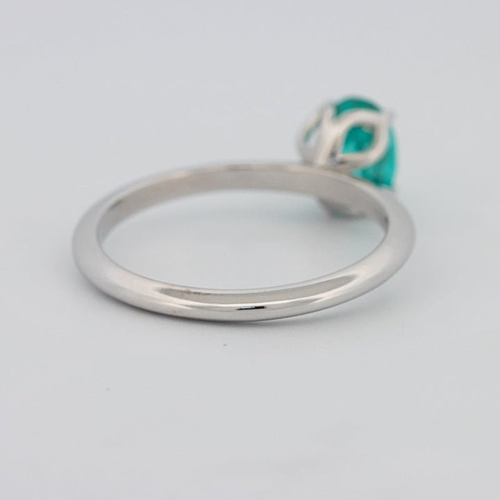 1.30 CT Oval Cut Paraiba Ring - ZIZOV DIAMONDS