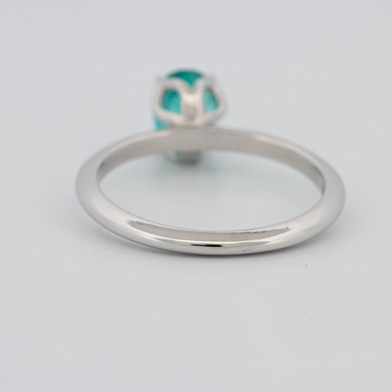 1.30 CT Oval Cut Paraiba Ring - ZIZOV DIAMONDS