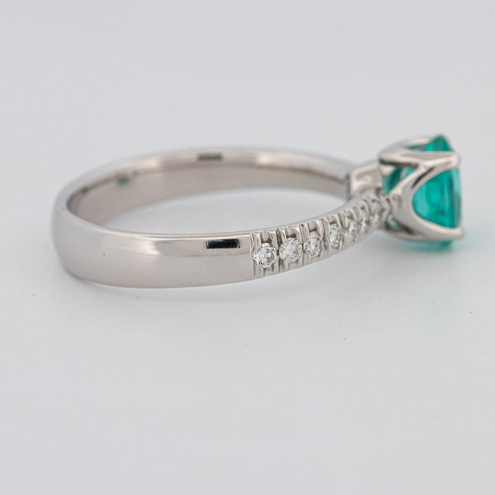 1.30 CT Oval Cut Paraiba Ring - ZIZOV DIAMONDS