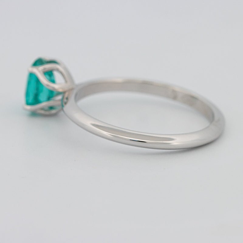 1.30 CT Oval Cut Paraiba Ring - ZIZOV DIAMONDS